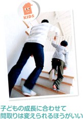 子どもの成長に合わせて間取りは変えられるほうがいい